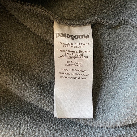 🎉Patagonia Vail Synchilla Snap-T Fleece Pullover, Men’s Size Small, Grey/… - Picture 6 of 6